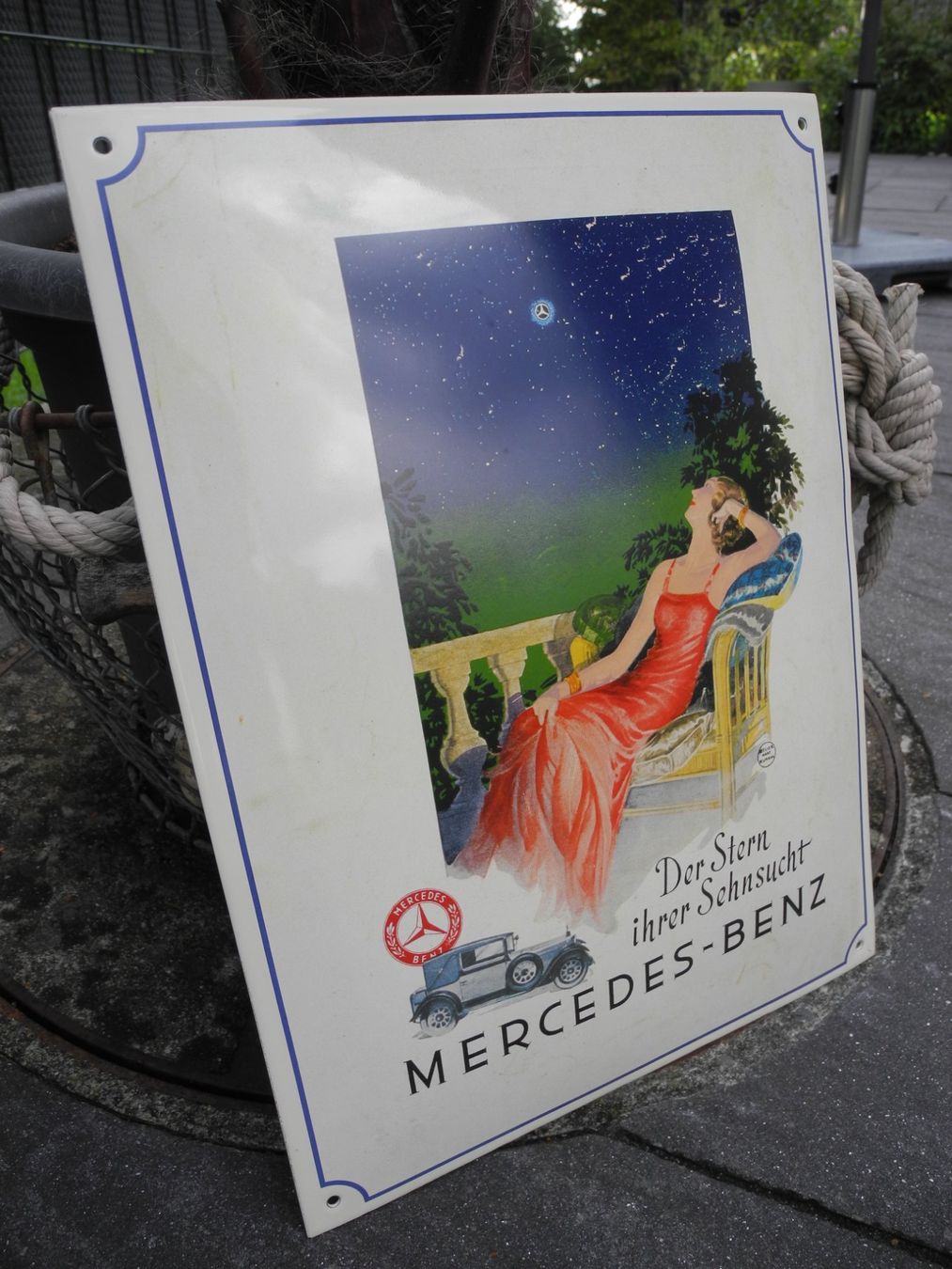 Mercedes-Benz Insegne: MERCEDES-BENZ EMAILSCHILD – Nuovo (secondo la descrizione) da Reinach AG venduto da Huckleberrysix 1