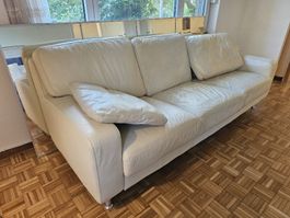 Echtleder Sofa -  Qualitätsleder: LongLife by Valdalpone