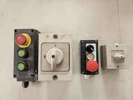 Industrieschalter Set 4 Stück gebraucht funktionsfähig