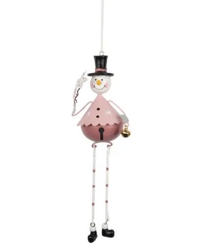 Tutte le decorazioni: Baumschmuck Schneemann und Samichlaus mit beweglichen Beinen – Nuovo e nell'imballaggio originale da Basel venduto da Seifehuesli 3