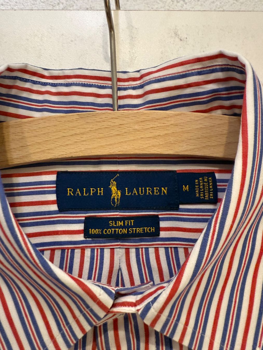 Ralph Lauren Hemden: Ralph Lauren Slim Fit Herrenhemd Gr. M gestreift – Gebraucht aus Wädenswil von Rossonero1899 1