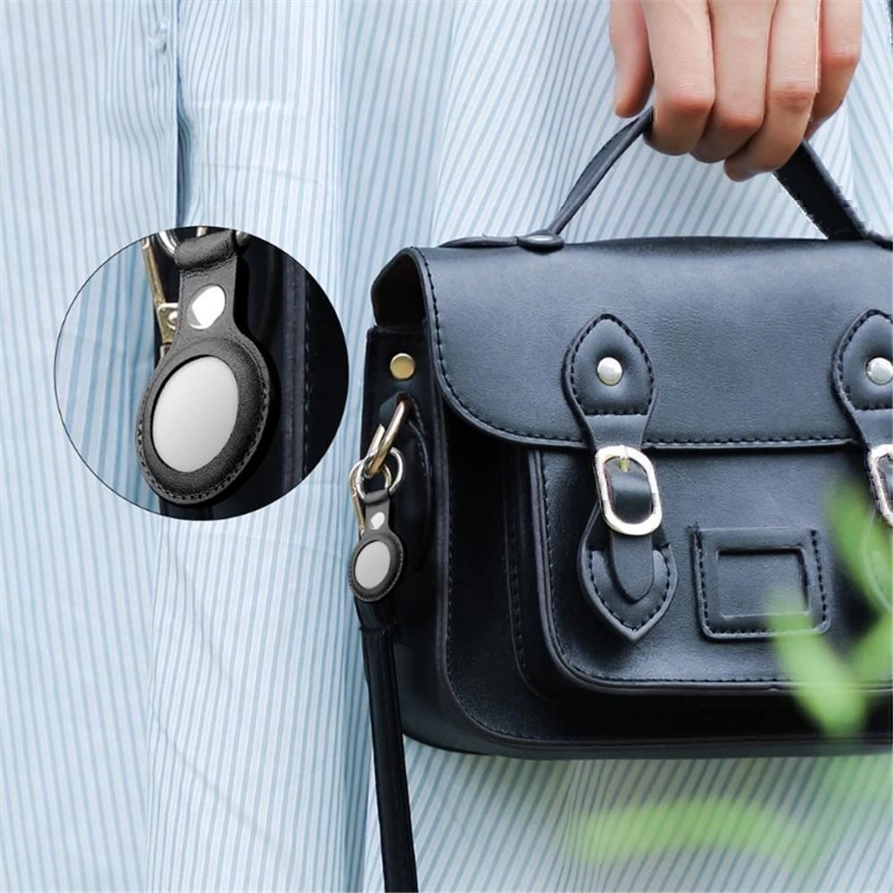 Schlüsselanhänger & - bänder: étui porte-clés en cuir Apple Airtags – Neu und originalverpackt aus Gurmels von Swisspod 3