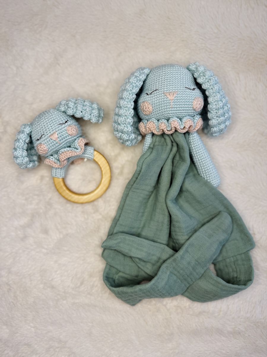 Giocattoli: Handgemachtes Hasen Baby-Set – Nuovo e nell'imballaggio originale da Muttenz venduto da Sarina_nadine