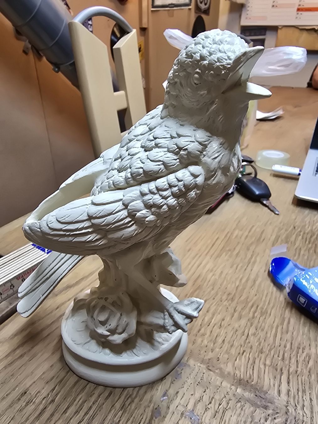 Statuette: Vogel-Figur Keramik / Gips ähnlich (Q) – Usato da Rorschach venduto da TimelessTrading