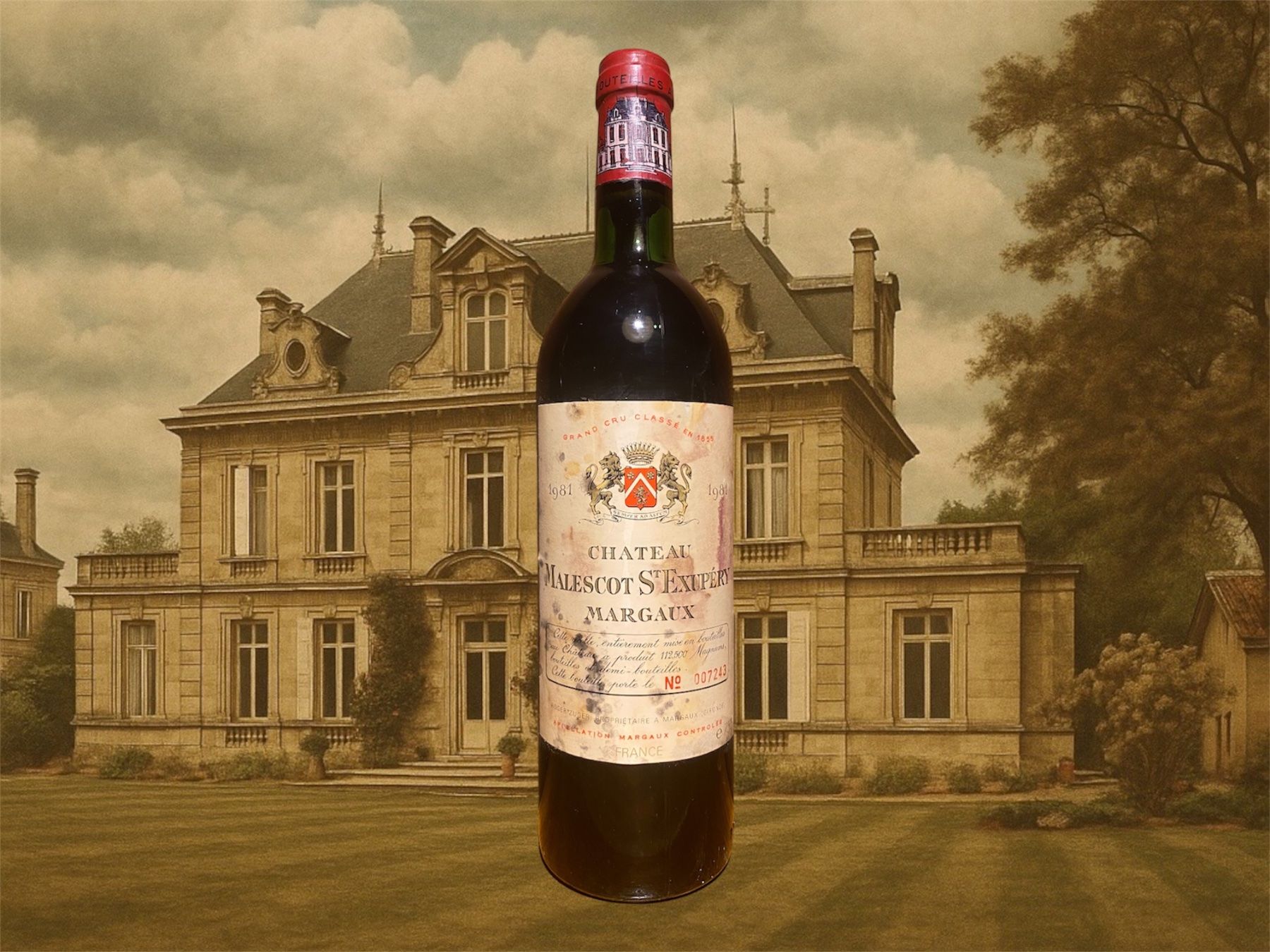 Vino: Château Malescot 1981 ! Margaux – Nuovo e nell'imballaggio originale da Muttenz venduto da exclusive_wines