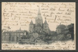 Carte P de 1902 ( Lausanne / La Cathédrale )