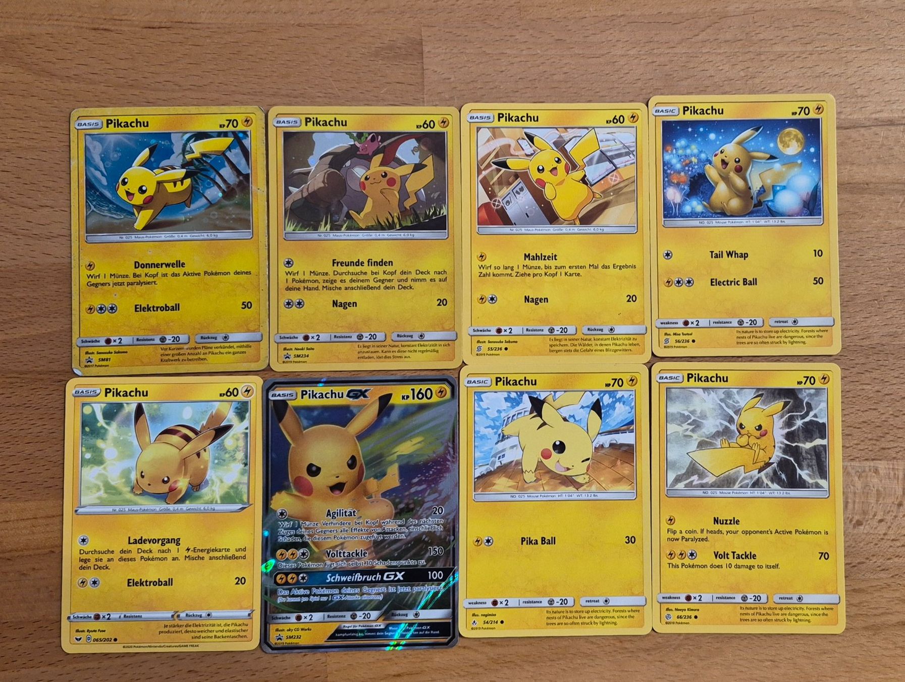 Pokémon Carte collezionabili: Pikachu-Karten (8 Stk.) – Nuovo (secondo la descrizione) da Thun venduto da Ryyf