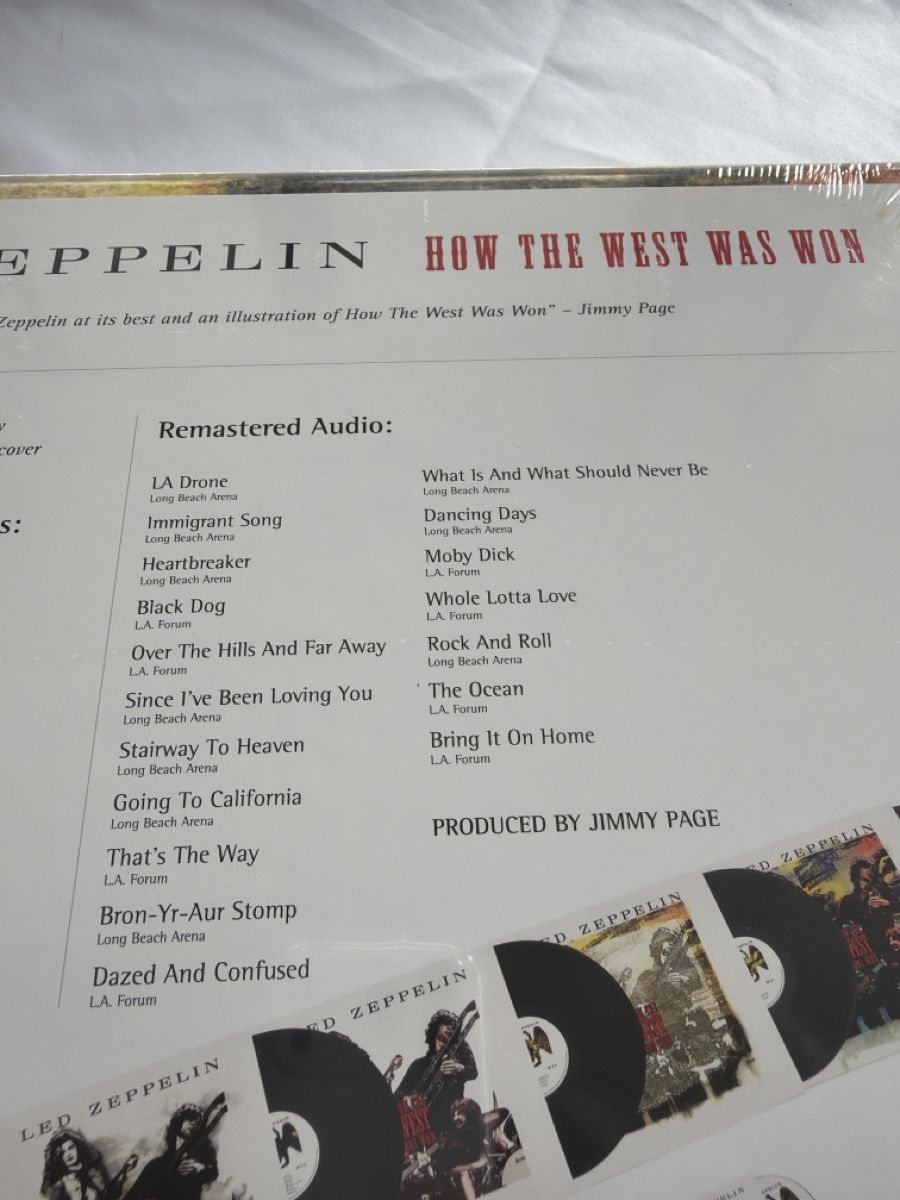 Dischi in vinile: Led Zeppelin - How the West Was Won, Super Deluxe Box Set – Nuovo e nell'imballaggio originale da Schaffhausen venduto da Sonne25 5