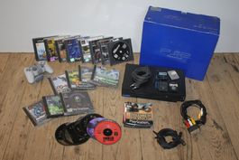 Sony Playstation 2 mit diversem Zubehör und vielen Spielen