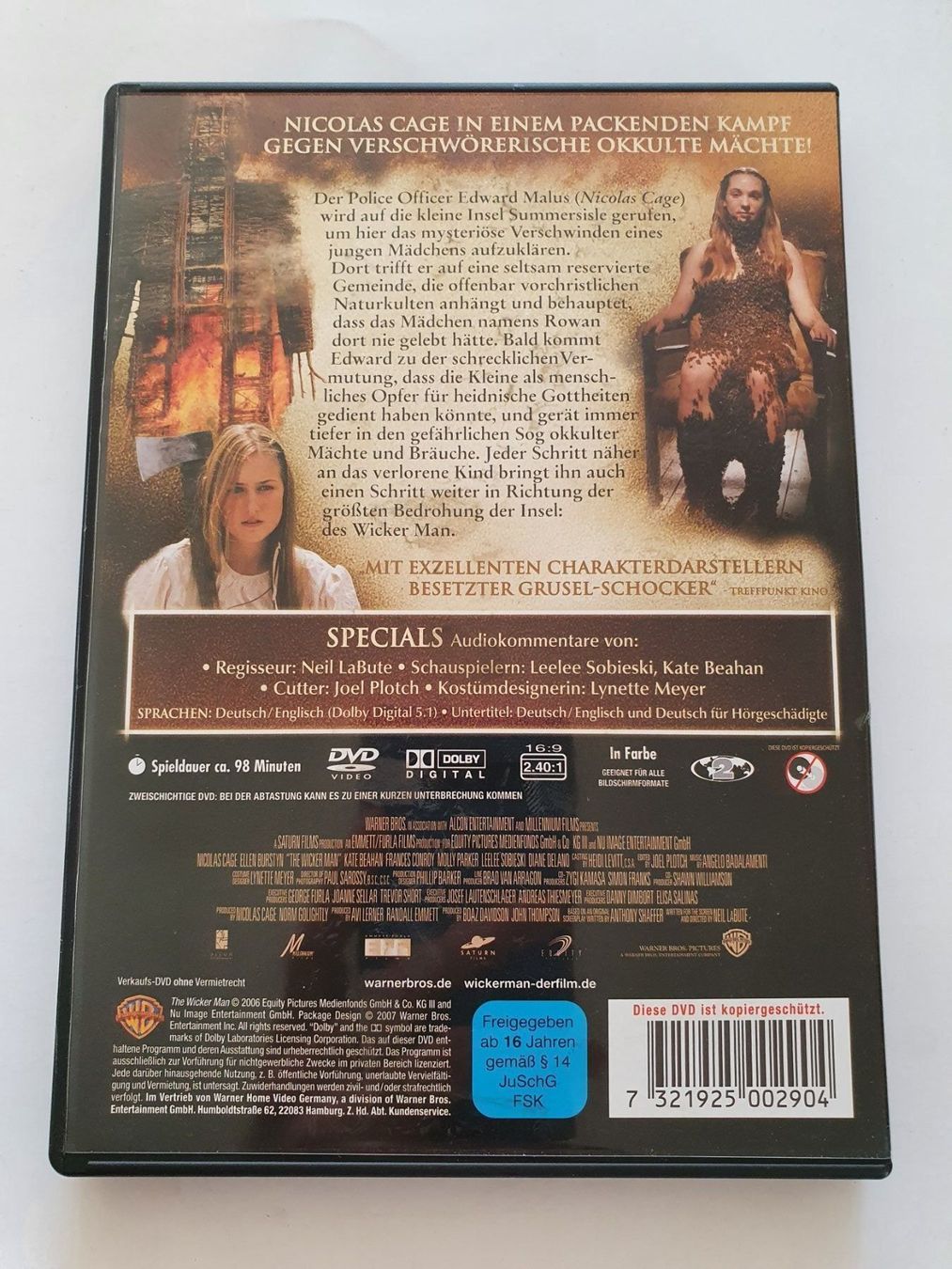 Tutti i DVDs: Wicker Man - Ritual des Bösen – Usato da Oberdorf BL venduto da BaldenEagle 1
