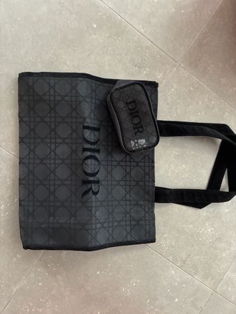 DIOR Tasche mit Necessaire schwarz guter Zustand
