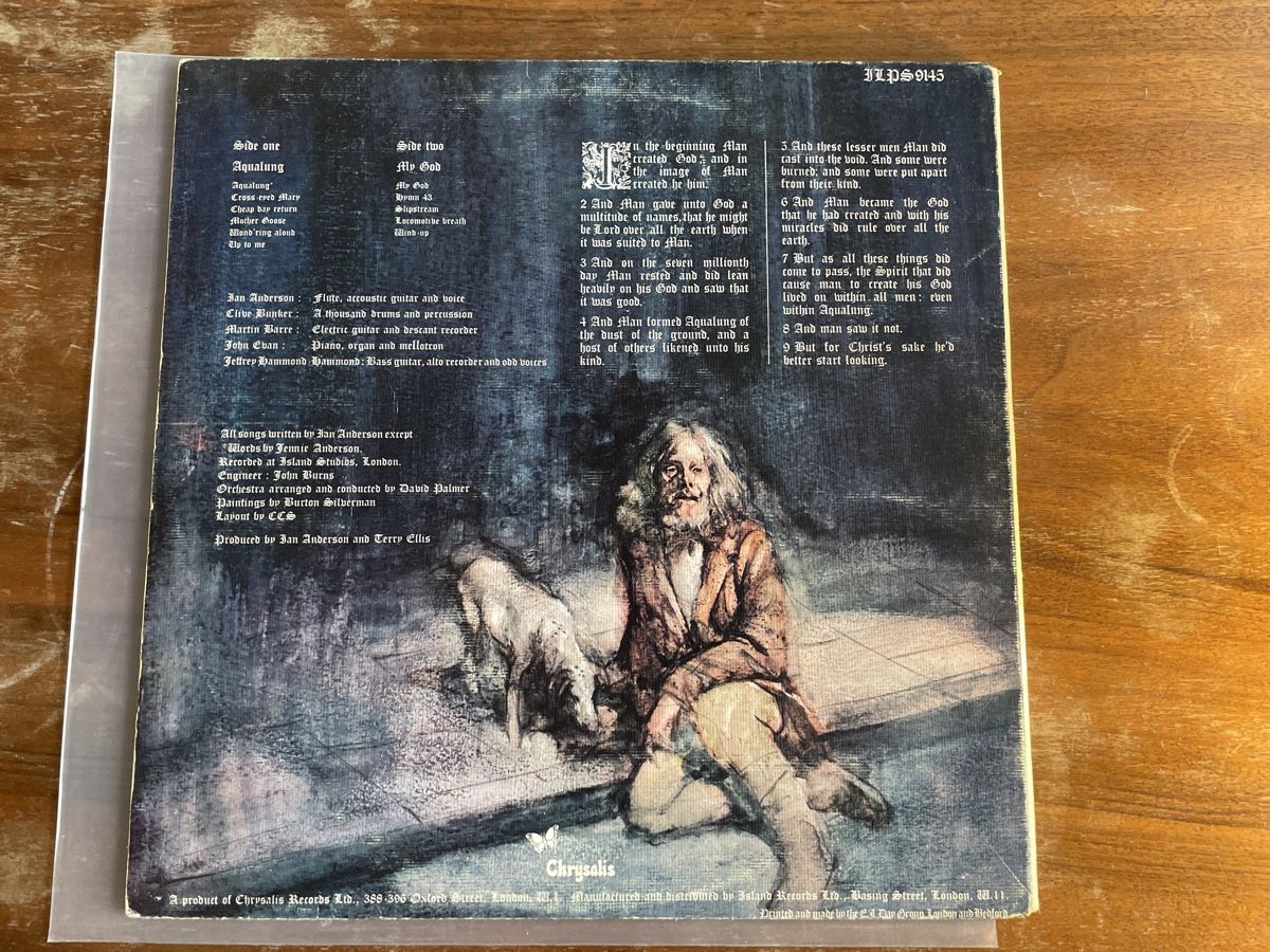 Dischi in vinile: Jethro Tull - Aqualung - LP – Usato da Bern venduto da rxbenx 1