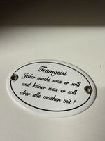 Schild "Teamgeist"