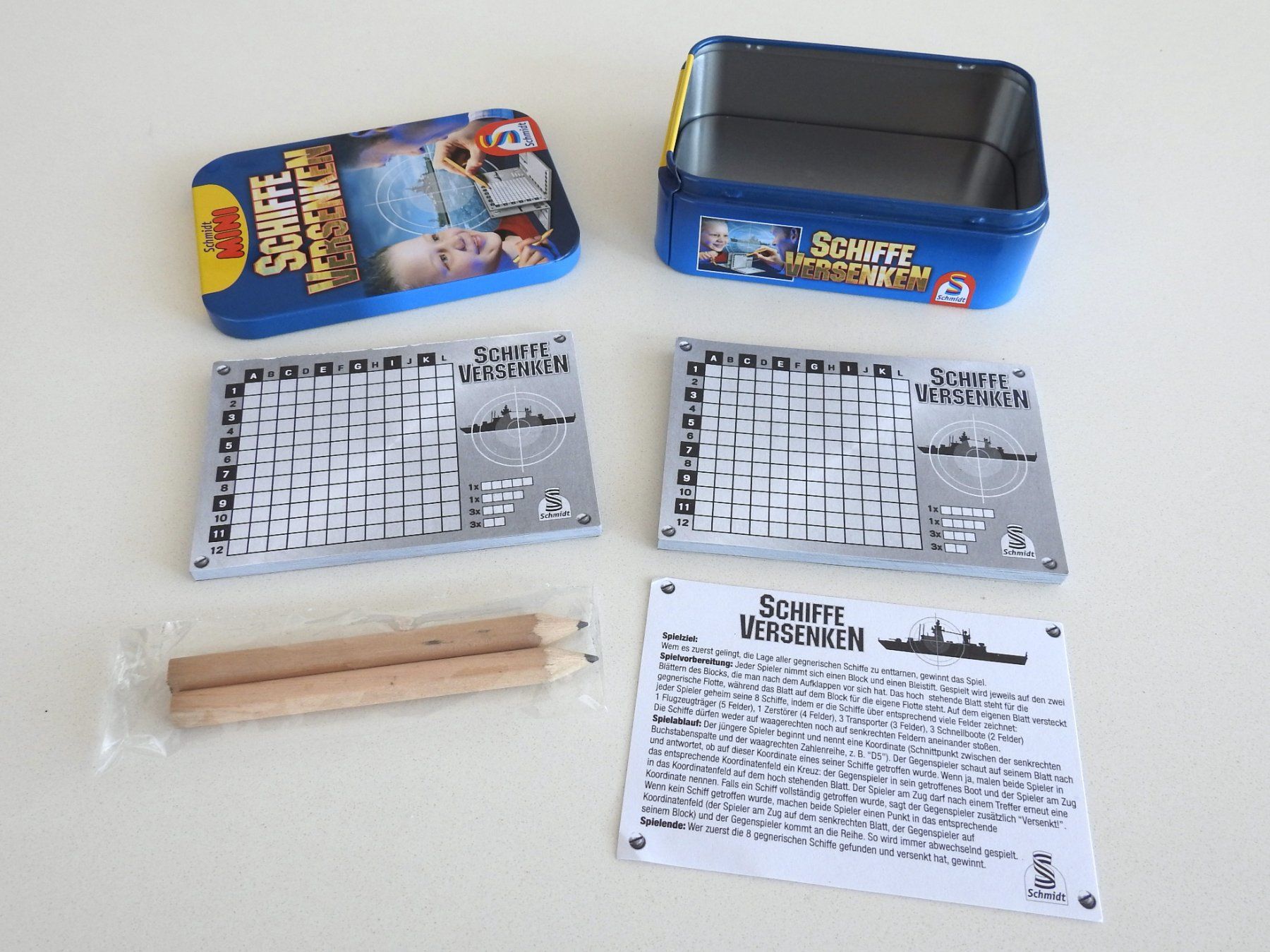 Giochi: Schiffe versenken - Schmidt Mini-Spiel – Usato da Büttenhardt venduto da LexyMara 3
