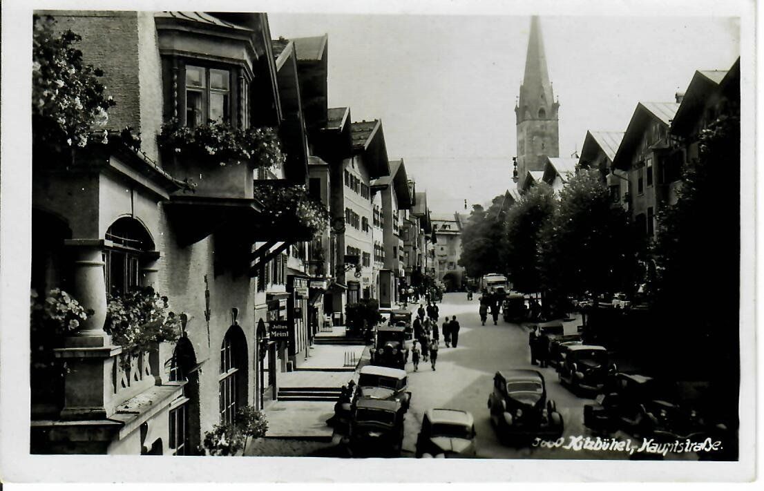 Ansichtskarten: Kitzbühel Hauptstrasse – Gebraucht aus Hochdorf von Ziegel-16