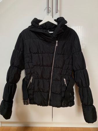 Winterjacke Puffer schwarz
