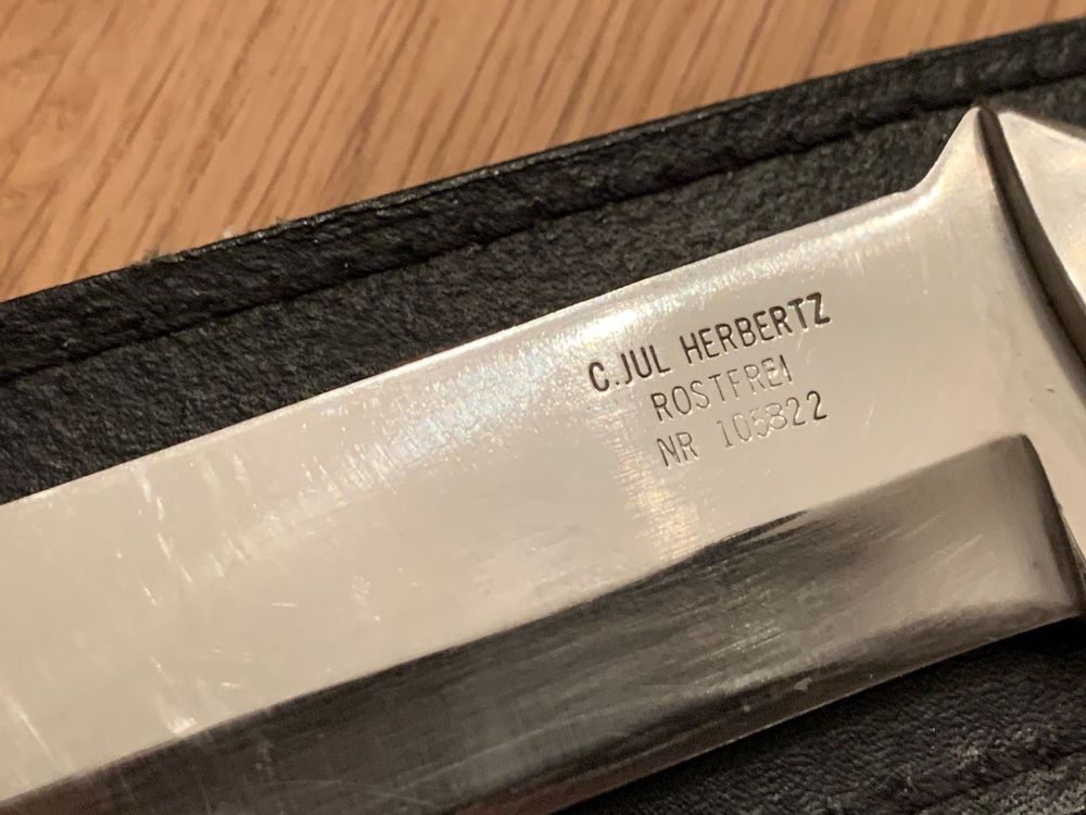 C.JUL. HERBERTZ Jagtmesser gross | Kaufen auf Ricardo