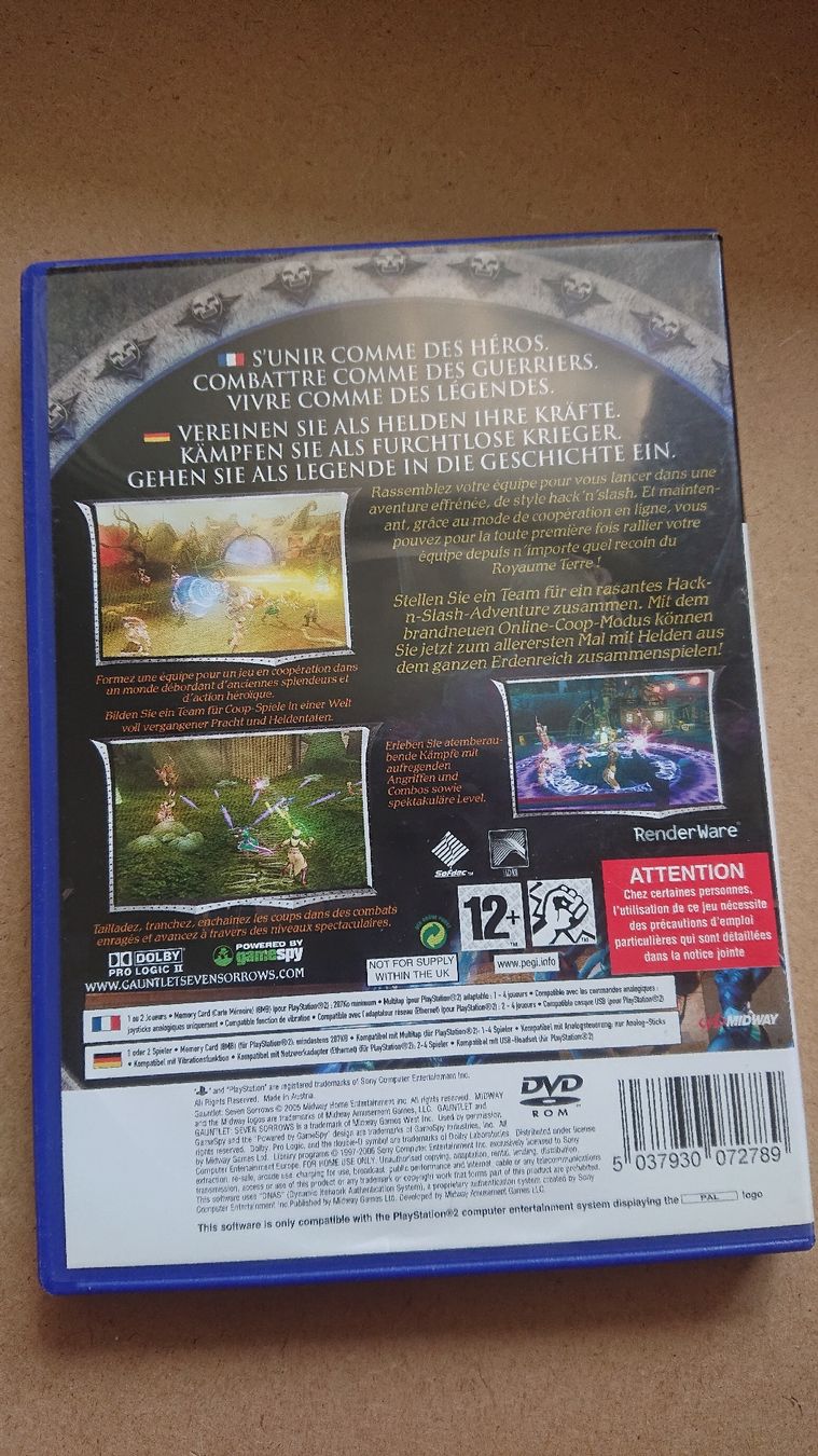 Giochi: Gauntlet Seven Sorrows Ps2 – Usato da Chur venduto da FreakofRarity 1