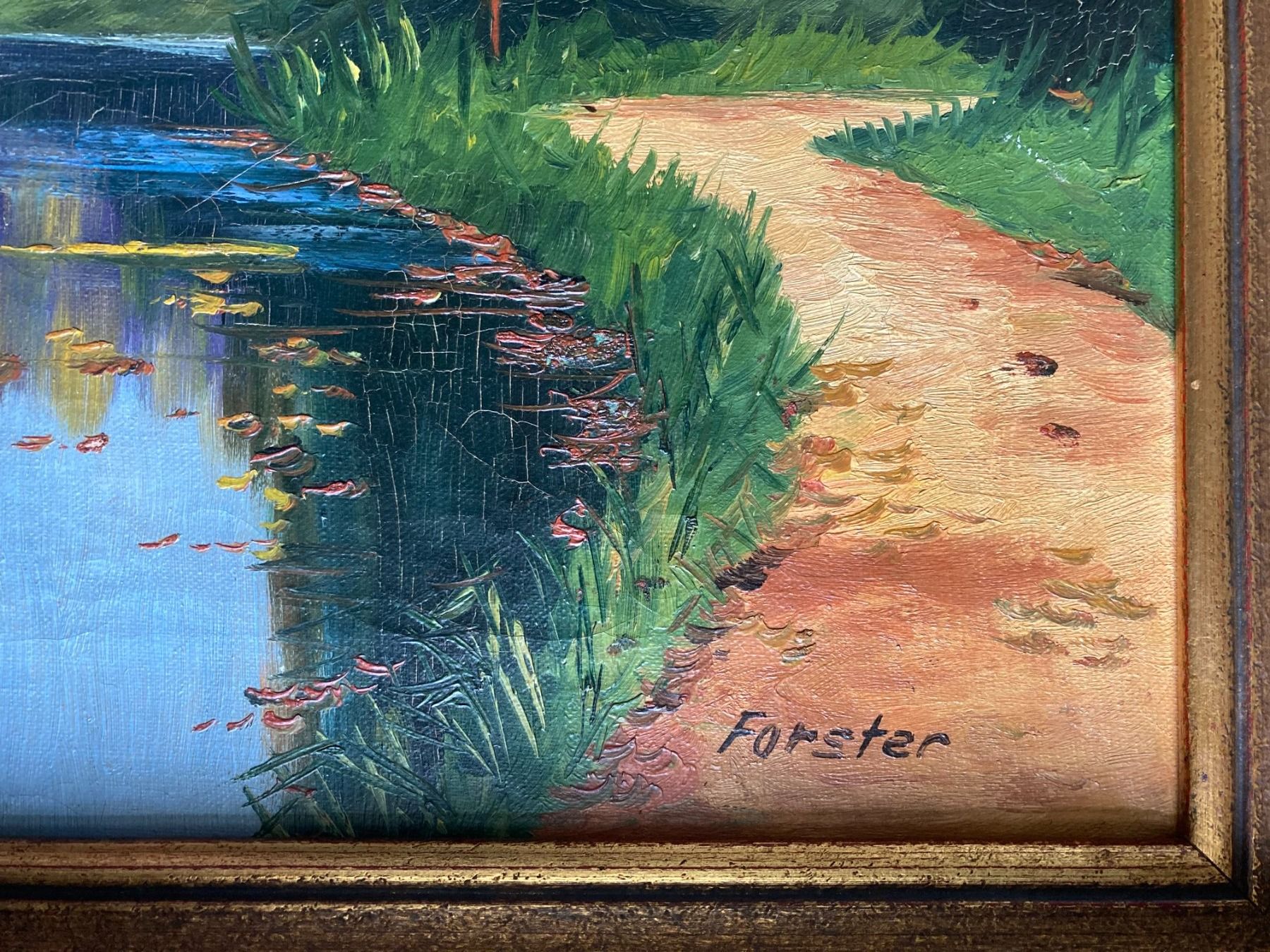 Dipinti: GEMÄLDE LANDSCHAFT  SIGNIERT  Forster   LANDSCHAFTSGEMÄLDE – Usato da Subingen venduto da ArtBead 2