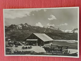 Photo Karte / Grimselpasshöhe mit Restaurant Carlen ca. 1930