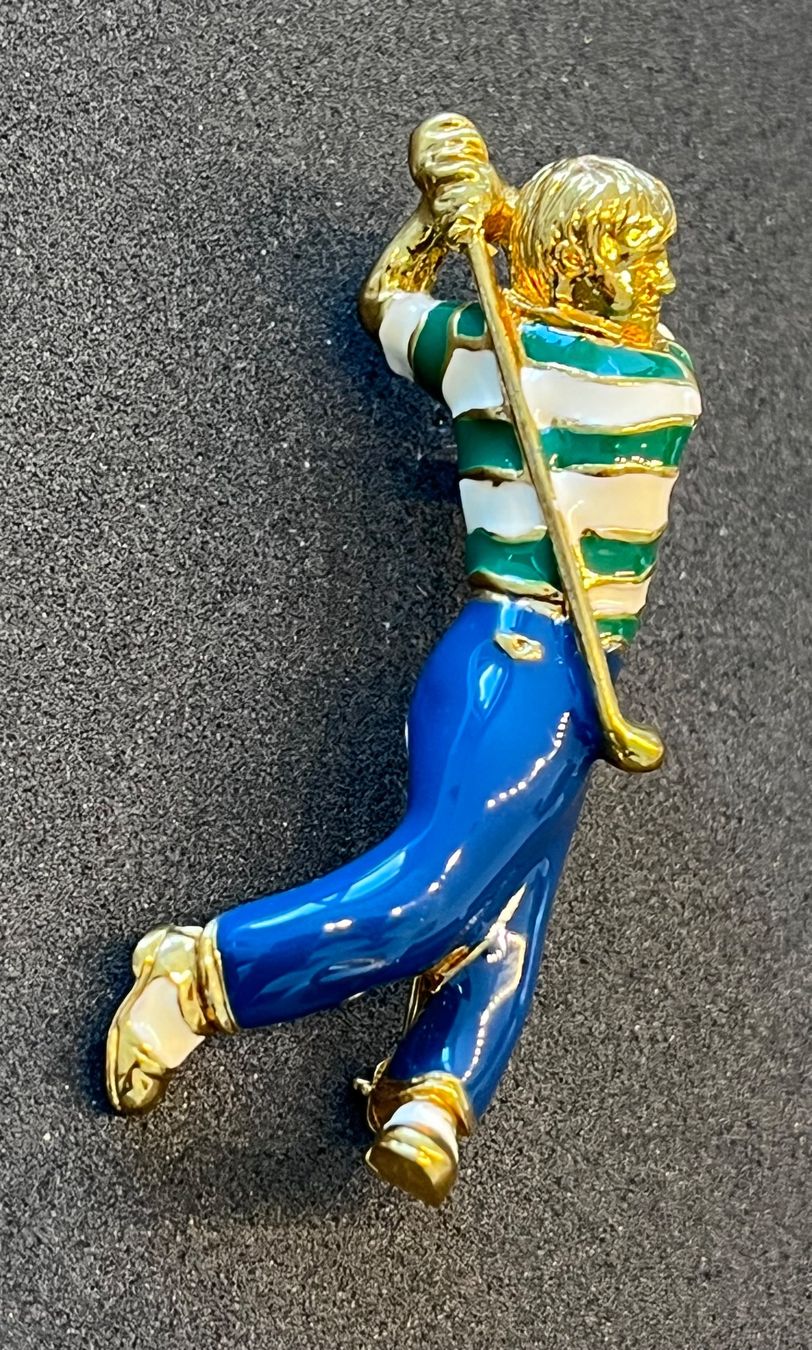Broches & Aiguilles: Vintage Broche Golfspieler – D'occasion à Roggwil BE par KarotteV 6
