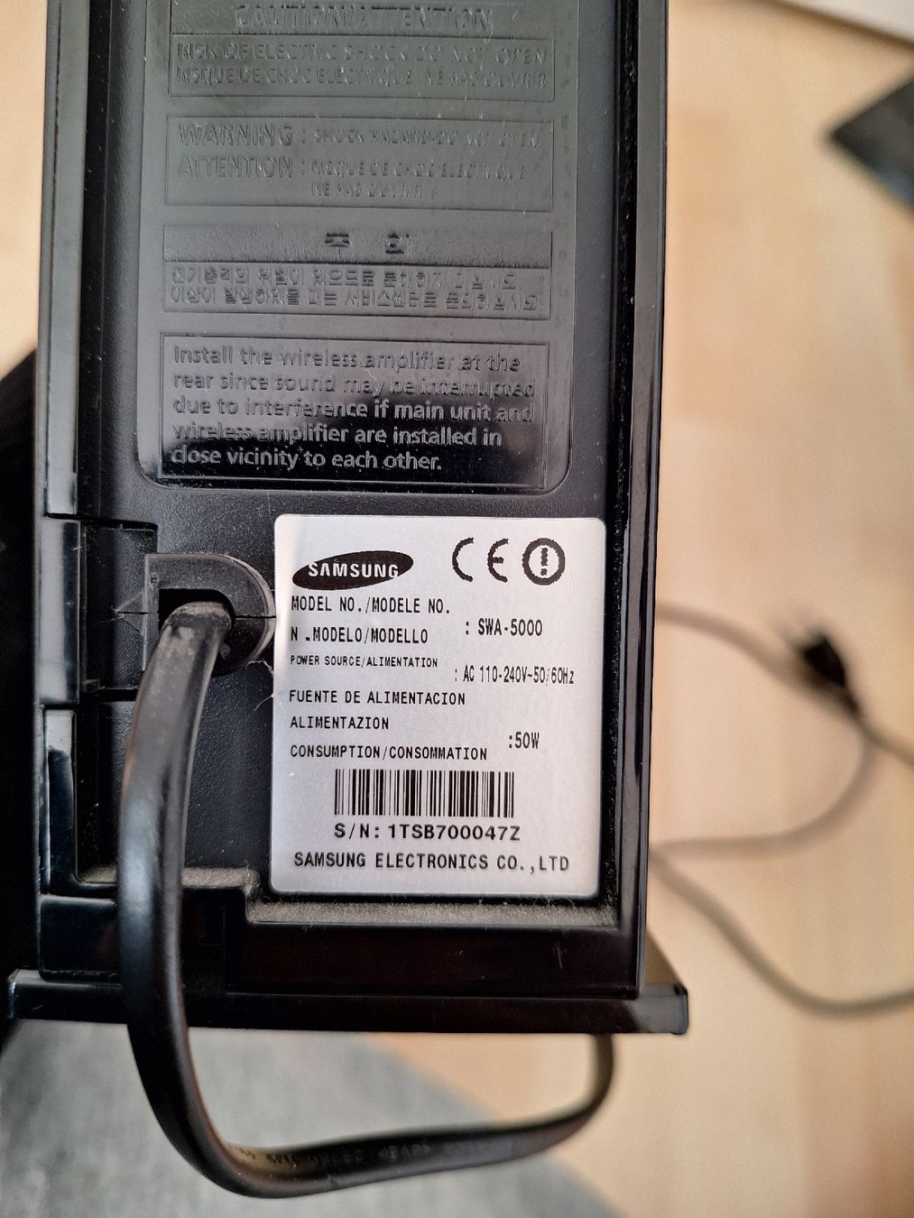 Casse acustiche: Samsung surround sound system – Usato da Pfäffikon SZ venduto da TobyPeterson 3