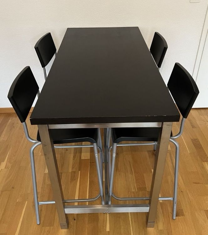 Bartisch Utby & 4 Stühle Stig IKEA Kaufen auf Ricardo