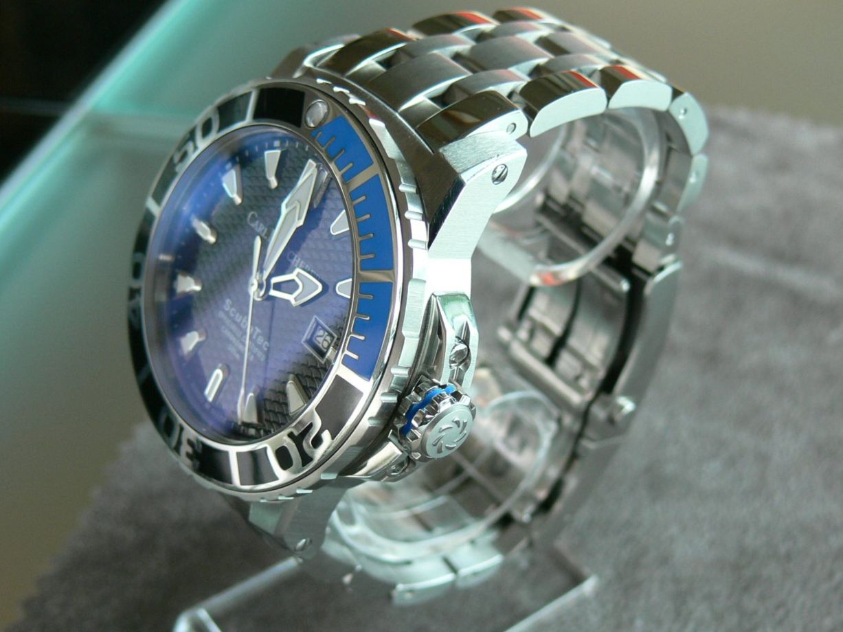 Bucherer Orologi: Carl F. Bucherer ScubaTec Patravi Automatic Diver full set – Usato da Remigen venduto da Kelias 2