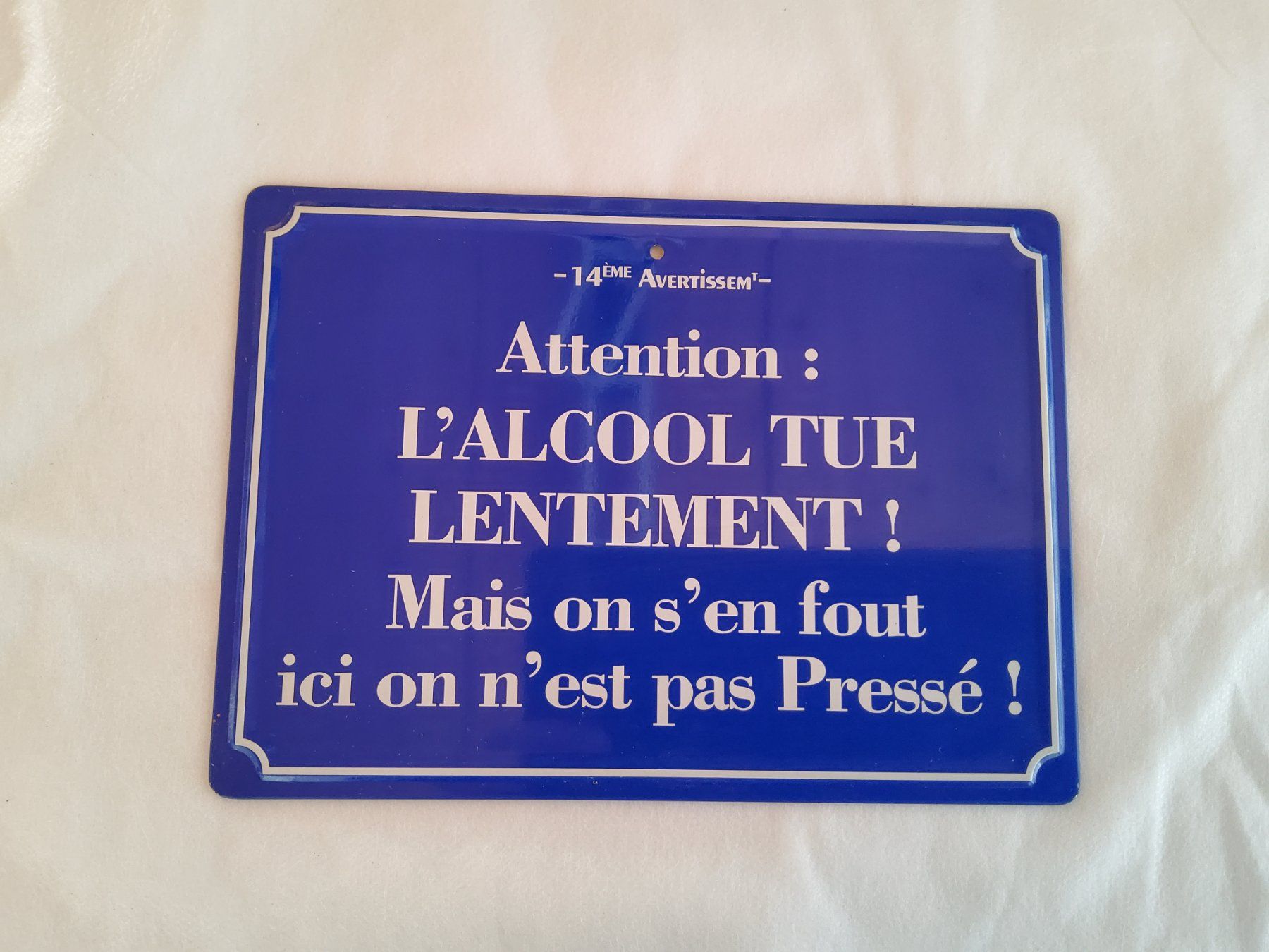 Insegne: Plaque décorative en métal  – Usato da Malleray venduto da Broc-antique 2