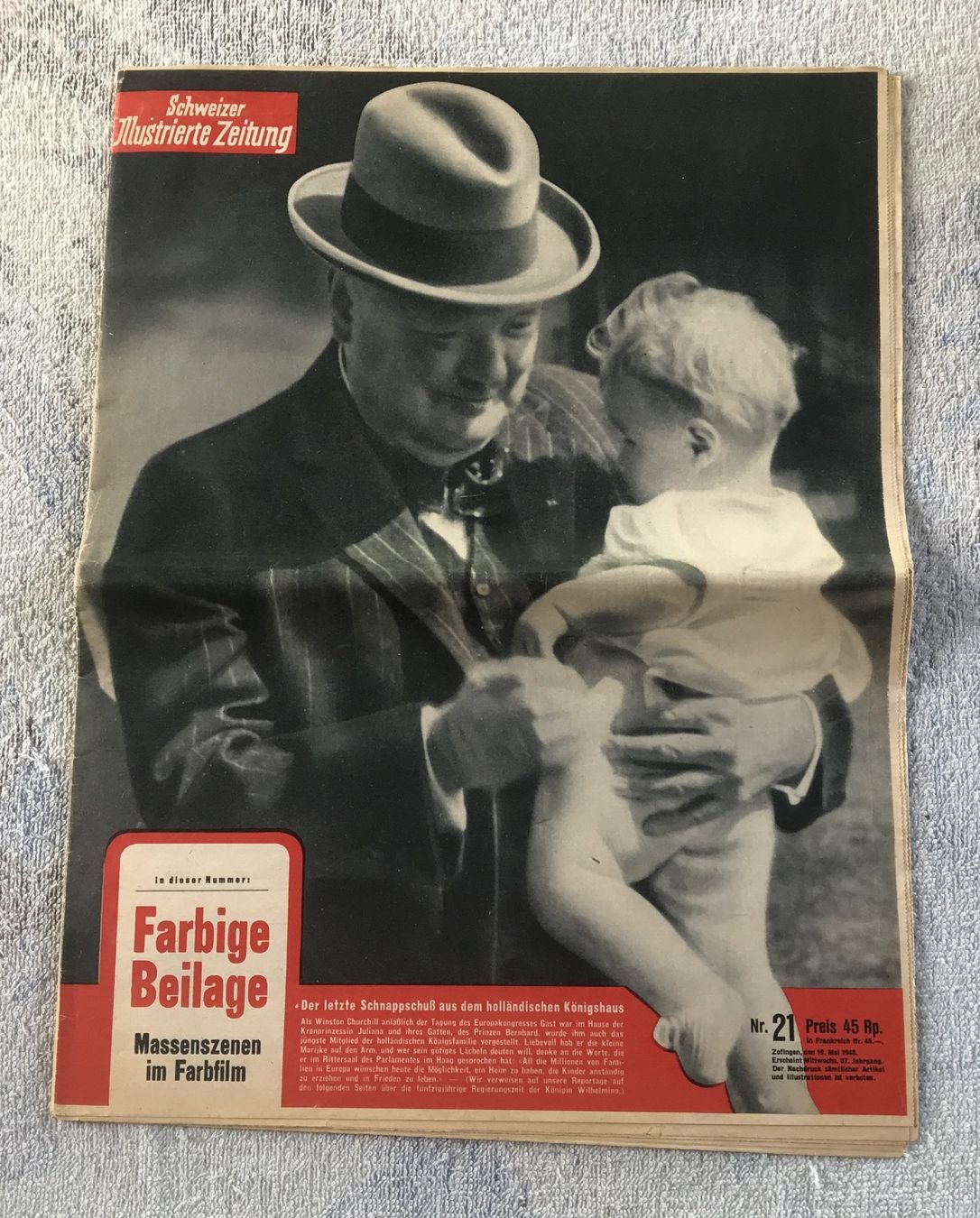 Riviste & Magazine: SCHWEIZER ILLUSTRIERTE ZEITUNG 19.MAI 1948 – Nuovo (secondo la descrizione) da Ostermundigen venduto da Wyatt-Earp