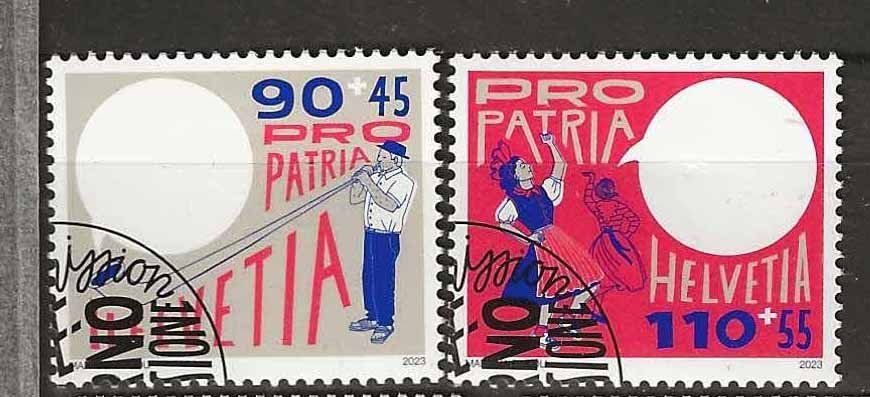 Tutti i francobolli: PP2023 - Pro Patria 2023 1er jour – Usato da Trélex venduto da Phil_Albert