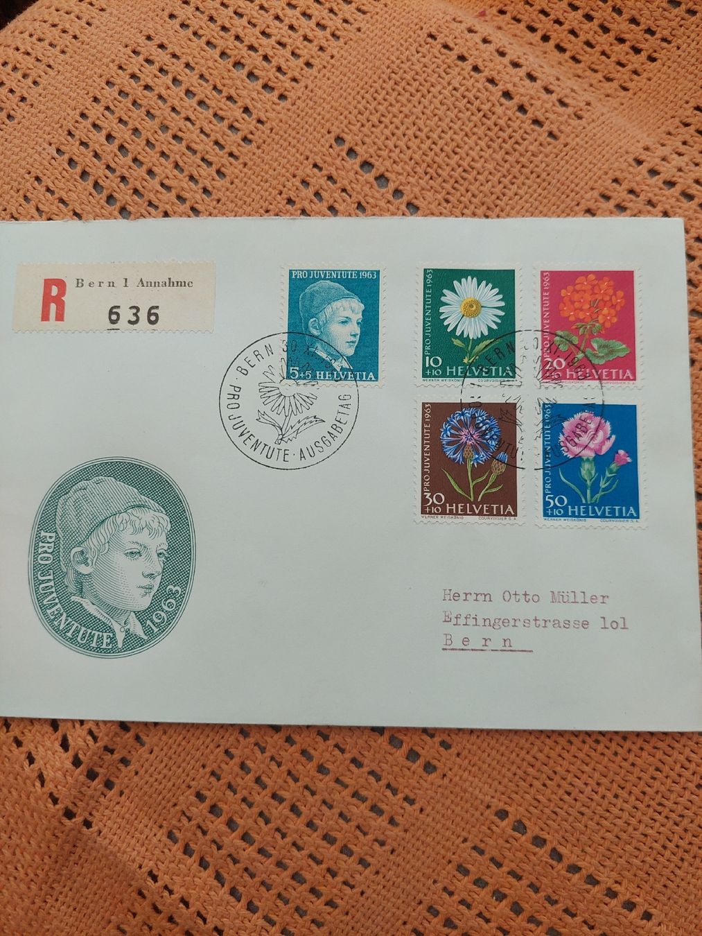 Buste & buste per spedizione: Timbres suisses, FDC Pro-Juventute 1963 – Nuovo (secondo la descrizione) da Le Locle venduto da wchs 6