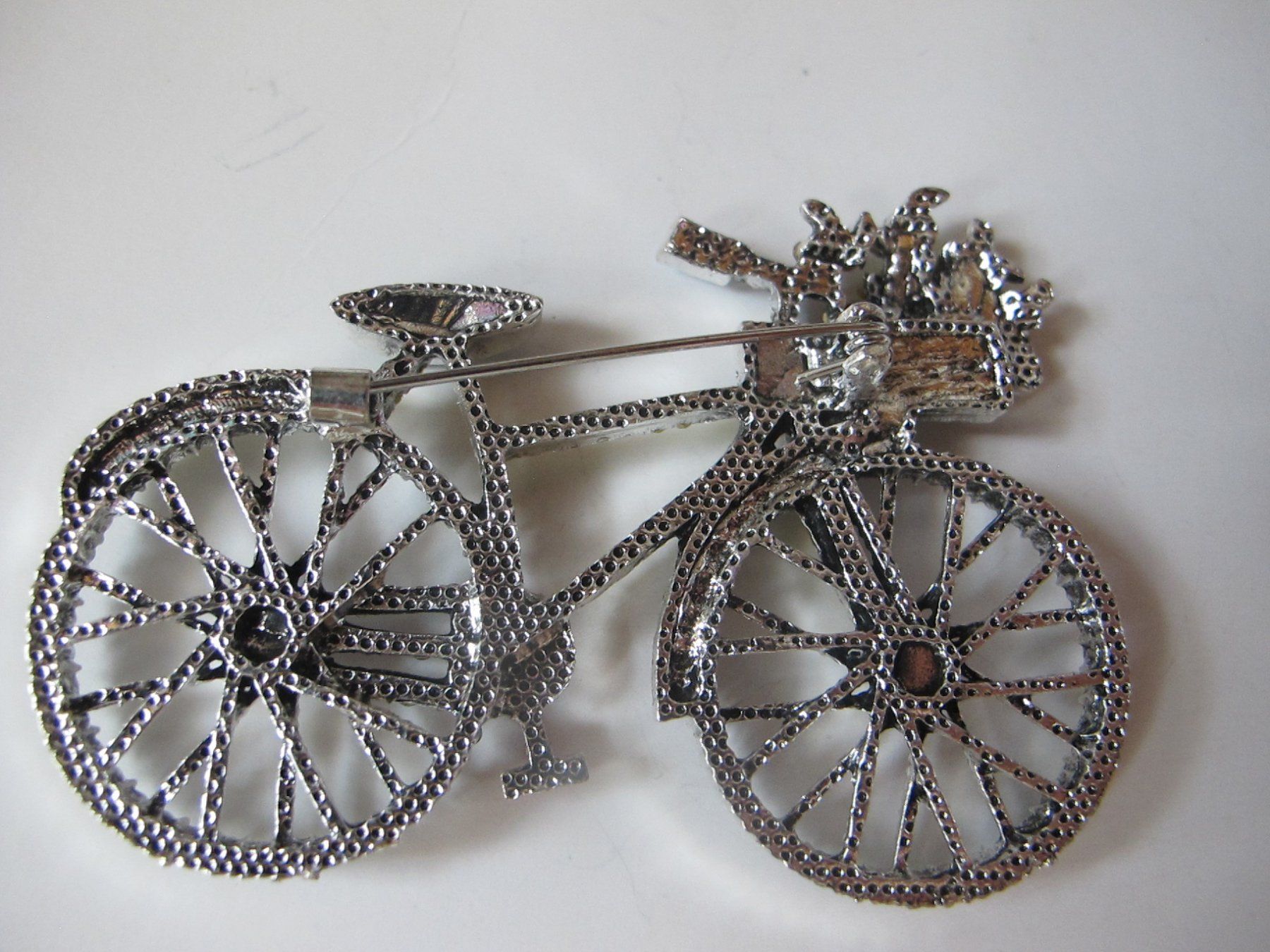 Spille & Fermagli: Bunte Brosche Fahrrad Strass – Nuovo (secondo la descrizione) da Löhningen venduto da Chimae67 4
