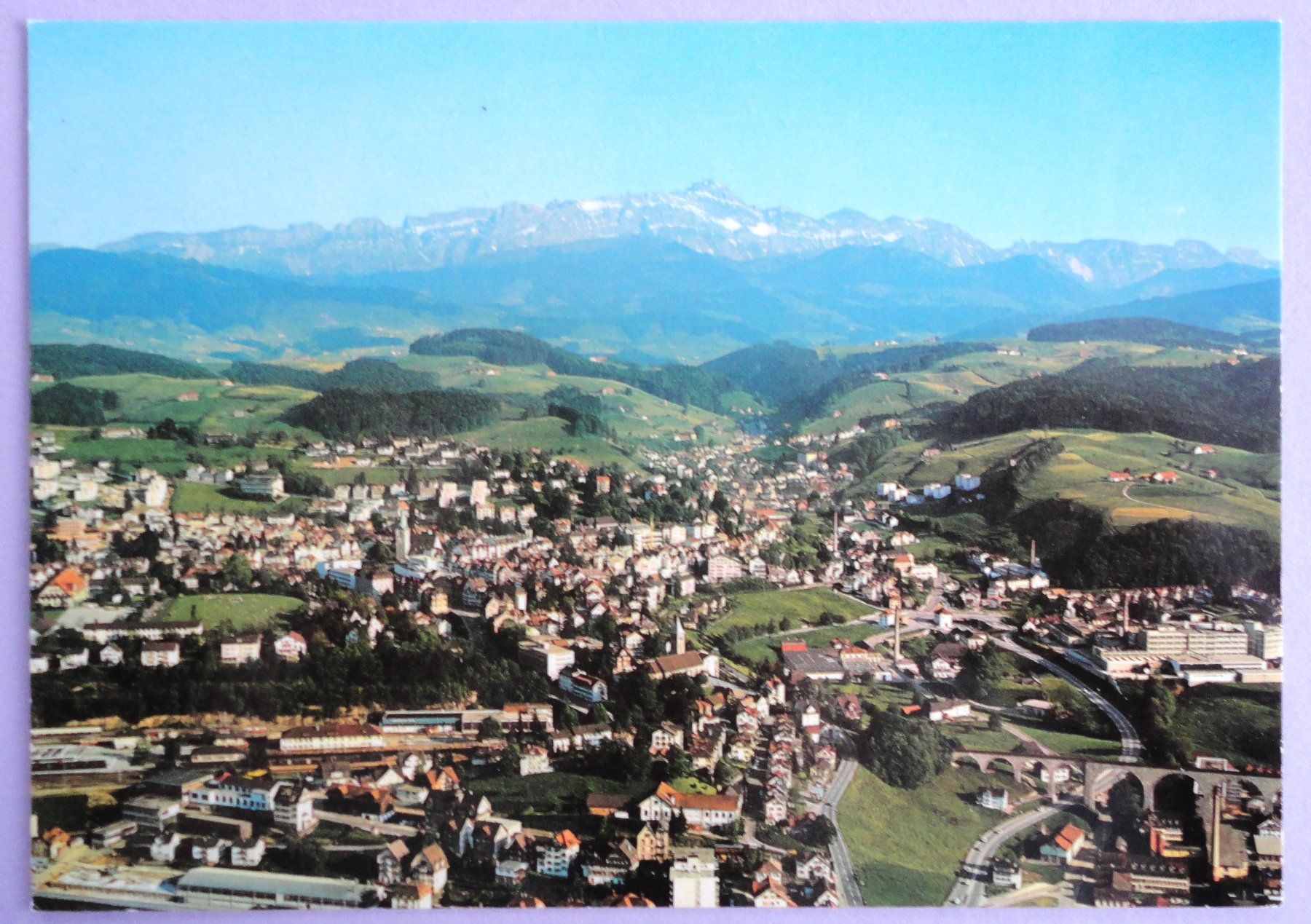 Cartoline postali: Herisau mit Säntis – Usato da Fétigny venduto da Billy2miny