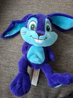 Süsser Migros Plüschhase Hase blau Stofftier Kuscheltier ...
