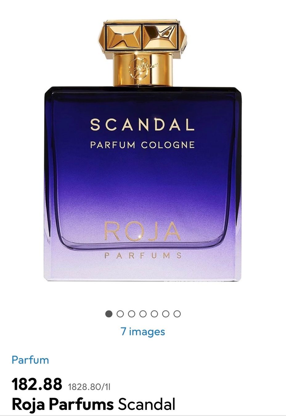 Roja Parfums & Eau de Toilette: Parfum Roja Scandal neuf – Neuf (Voir description) à Fleurier par gal_zg25 1
