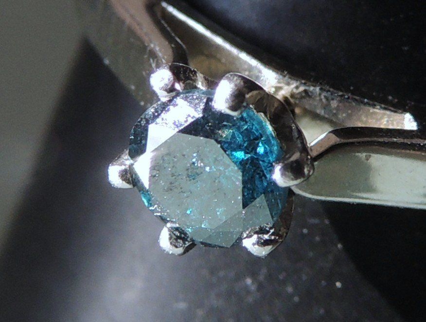 Bagues: Diamant Silber 925 Fingerring Gr. 56 – D'occasion à Waldenburg par schaller707