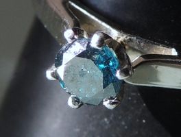 Diamant Silber 925 Fingerring Gr. 56
