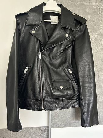 Lederjacke Sandro Paris schwarz Grösse M