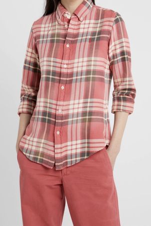 Chemise Ralph Lauren à carreaux Taille M, 100% coton