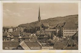 Karte Oerlikon (Prot. Kirche u. Schulhäuser 1935)