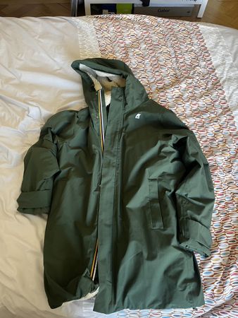 K-Way Coat green olive Male size M