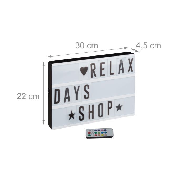 Lampade: Lightbox mit Farbwechsel 	•	Farbig leuchtende LEDs – Nuovo e nell'imballaggio originale da Bülach venduto da StoreInShop.com 3