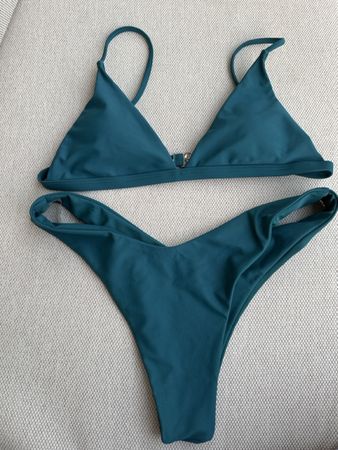Bikini Zweiteiler Damen Grösse S petrol neu