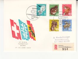 Sonderstempel S. 639 Turnfest Bern 1967