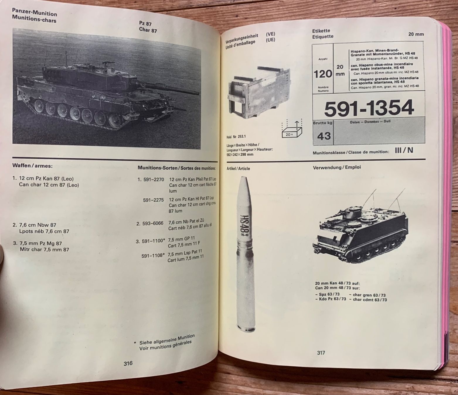 Libri: Dokumentation 63.132 df Angaben über Kriegsmunition – Usato da Goldingen venduto da Bergler012 7