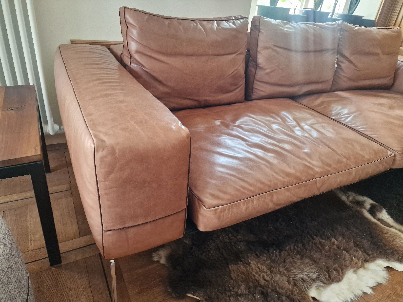 Flexform Divani: Flexform "LIFESTEEL" Ledersofa – Usato da Adliswil venduto da Alayna1 2