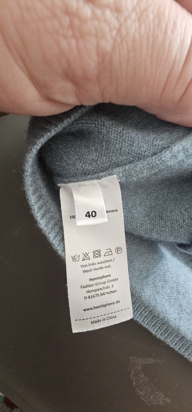 Hemisphere Maglioni & Felpe: Hemisphere 100% Kaschmir Cashmere Pullover – Usato da Riedikon venduto da Winter21. 3
