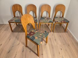 5 x Serie Stühle Dänische Niels Koefoed 70 - 80er