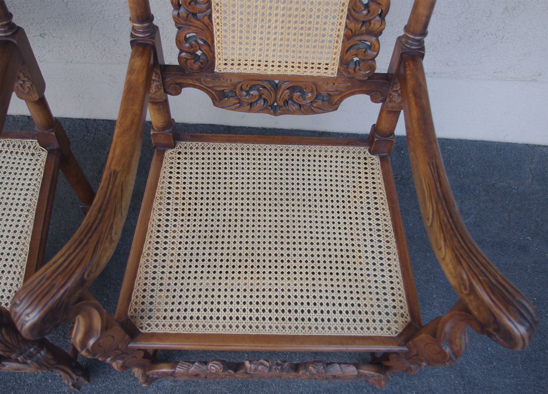 Poltrone: Paar Neo-Renaissance Thronsessel – Usato da Meggen venduto da Trouvaillen 7